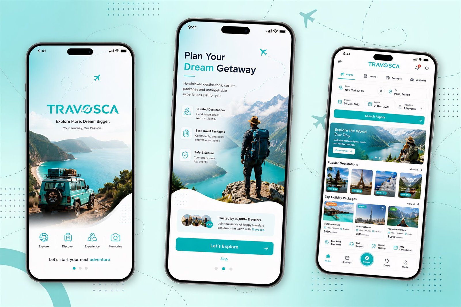 Mobile app design portfolio